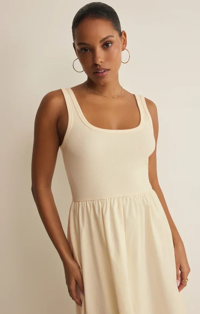 Kensie Midi Dress Cloud
