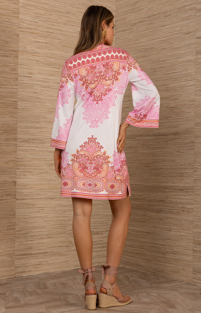 Keyla Jersey Dress, color-Pink