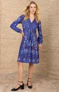 Kimora Jersey Dress, color-Navy