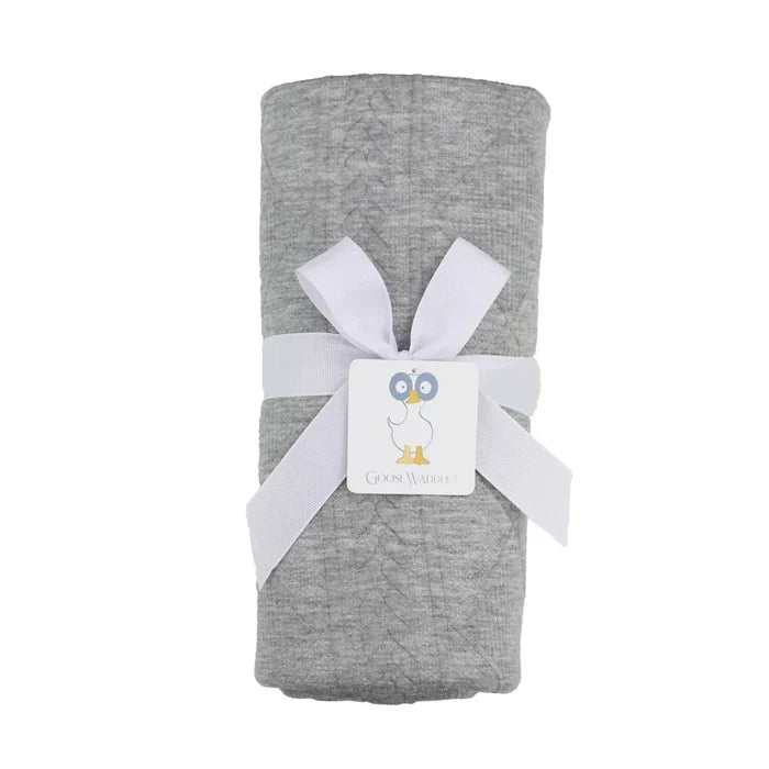 Knit Blanket | Light Gray