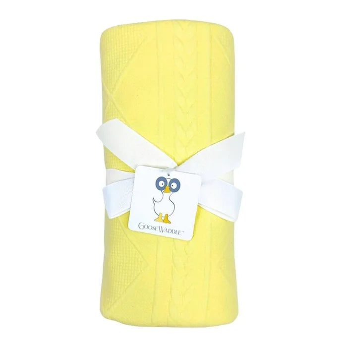 Knit Blanket | Yellow