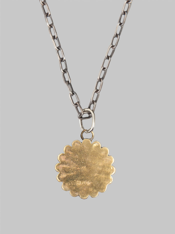 Kobashi Studio Kikumon Charm Medium Brass back