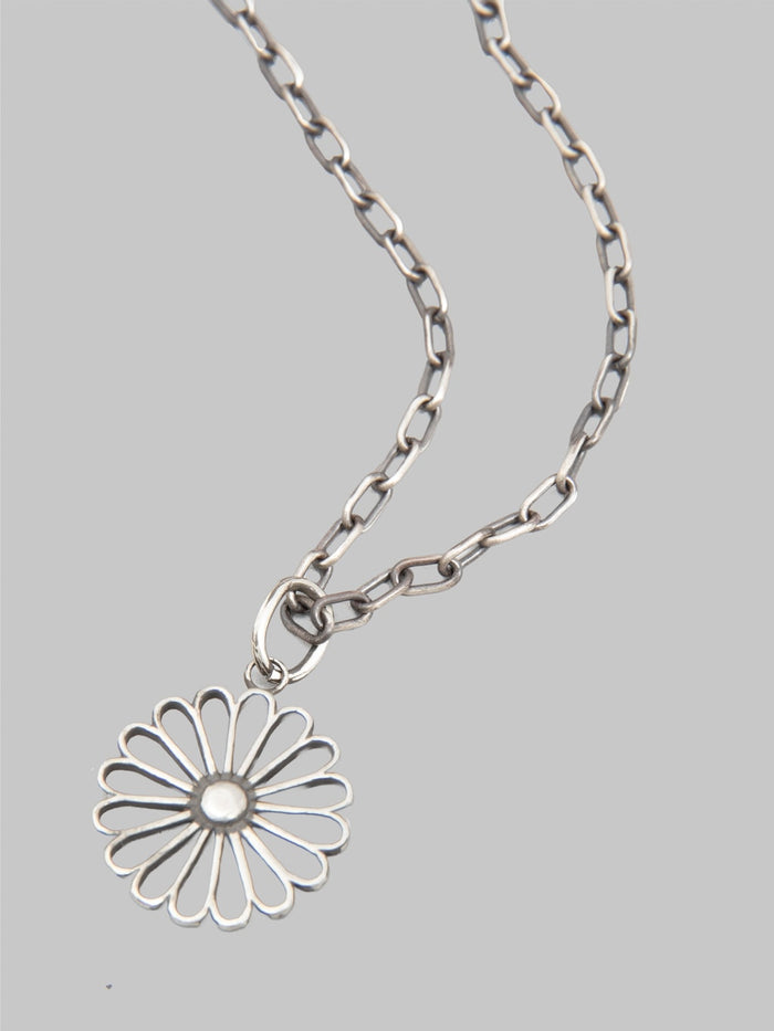 Kobashi Studio Kikumon Sukashi Charm Large Silver 925 front