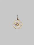 Kobashi Studio Kikumon Sukashi Charm Medium Brass