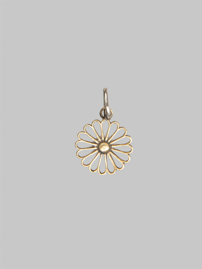 Kobashi Studio Kikumon Sukashi Charm Medium Brass
