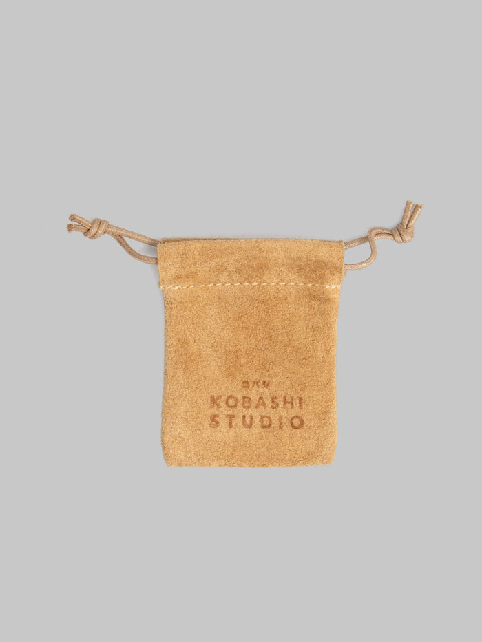 Kobashi Studio Kikumon Sukashi Charm Medium Brass packaging