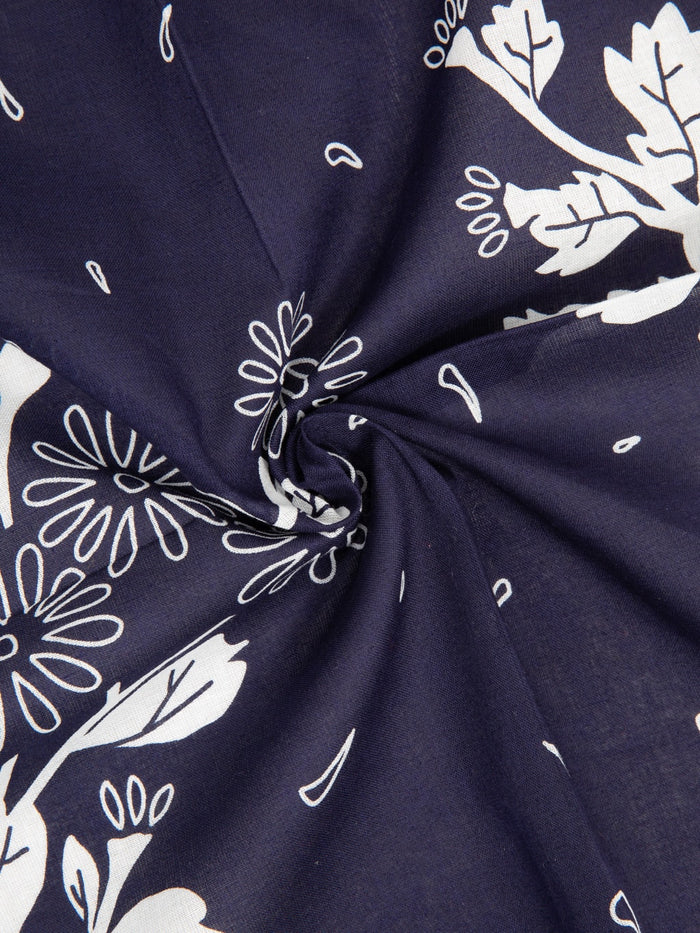 Kobashi Studio Modern Classic Kikumon Bandana Navy texture