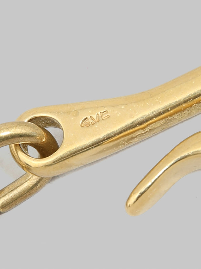 Kobashi Studio Sand Casted Key With Hook Flat Ring engraved
