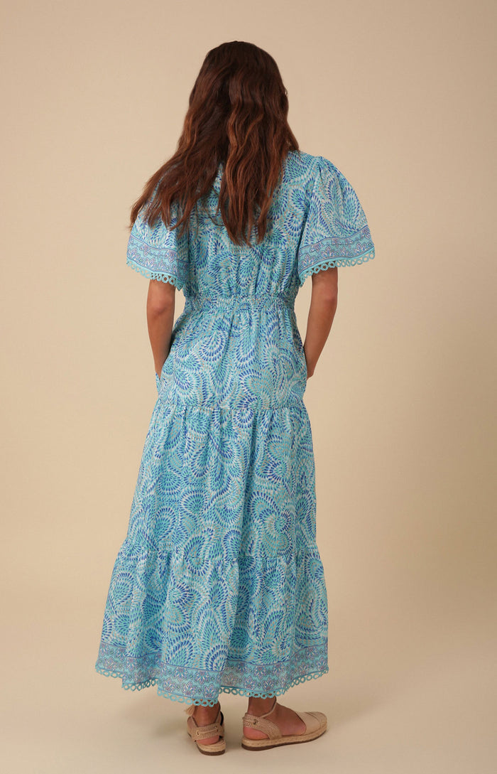 Kylie Linen Maxi Dress, color_blue