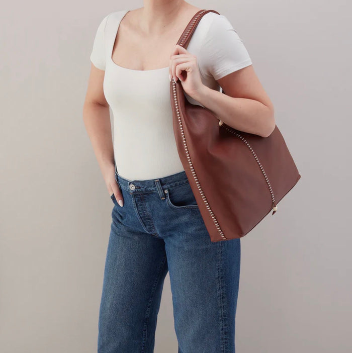 La Jolla Bag | Cloud Leather Cocoa Bean