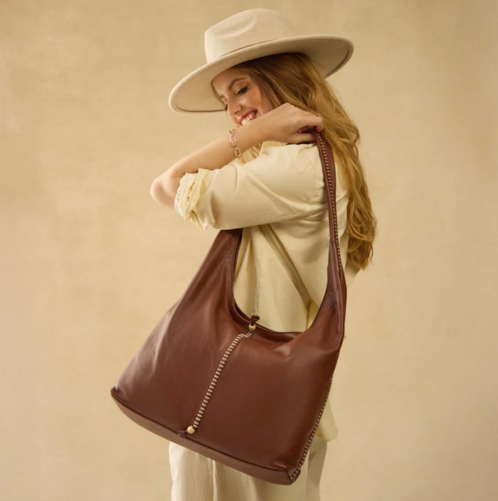 La Jolla Bag | Cloud Leather Cocoa Bean