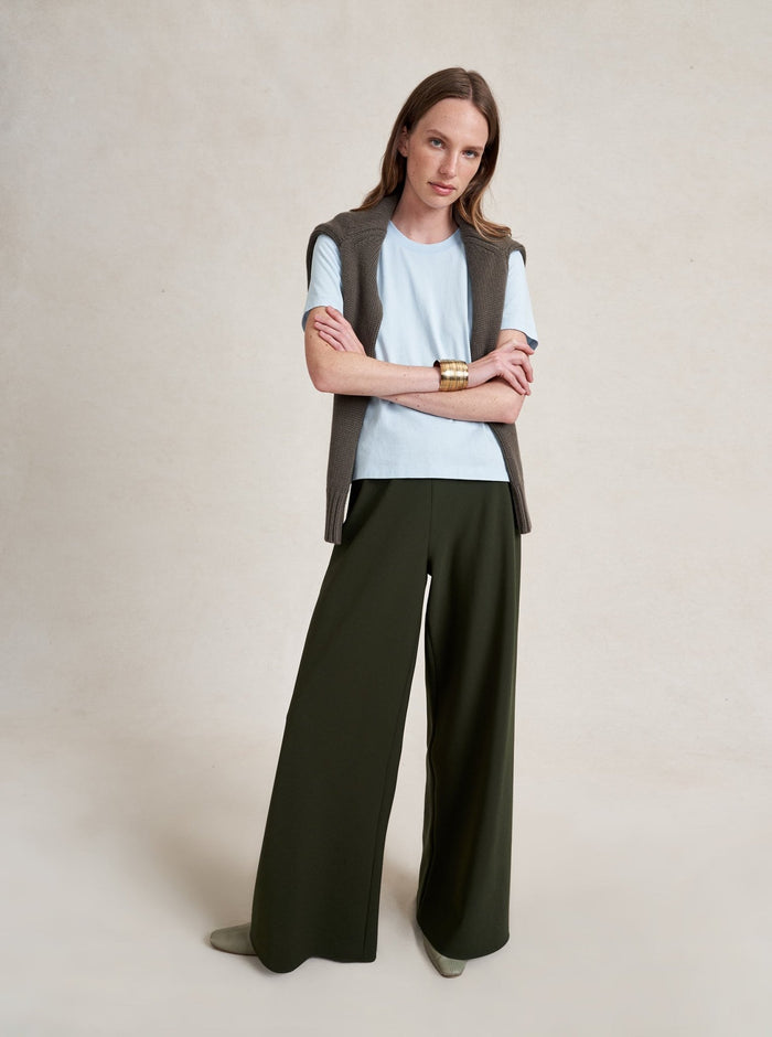 La Ligne - Colby Pant Dark Olive - Kalifornia Jean Bar
