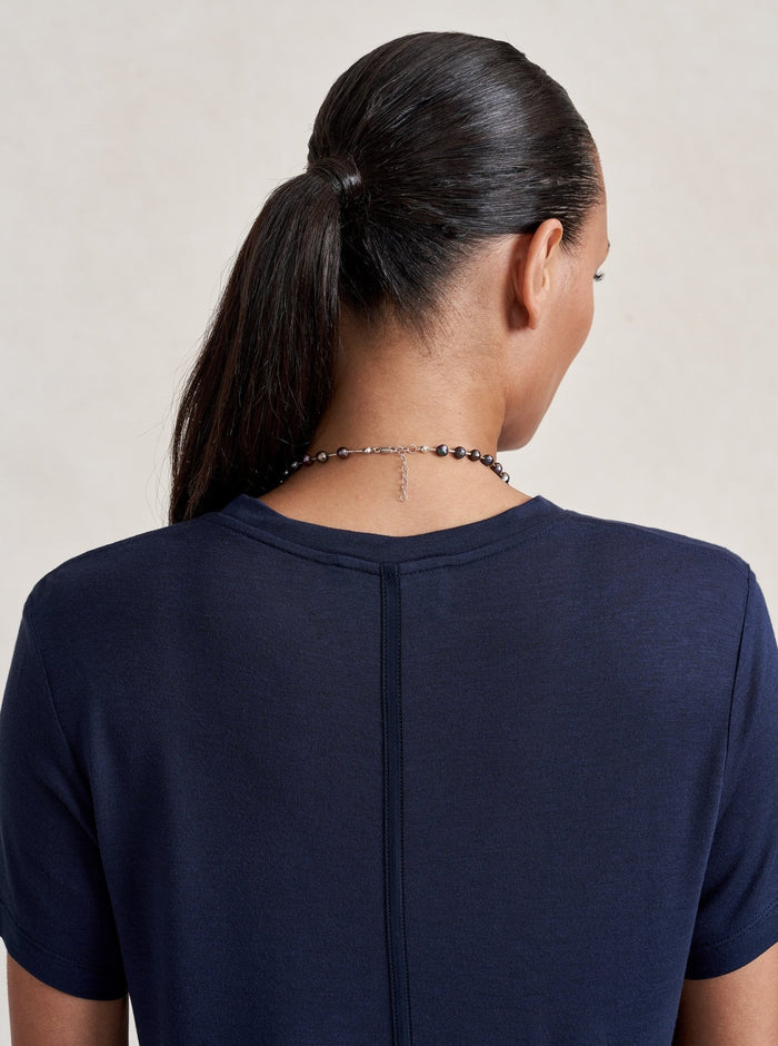 La Ligne - Mercer Tee in Navy - Kalifornia Jean Bar