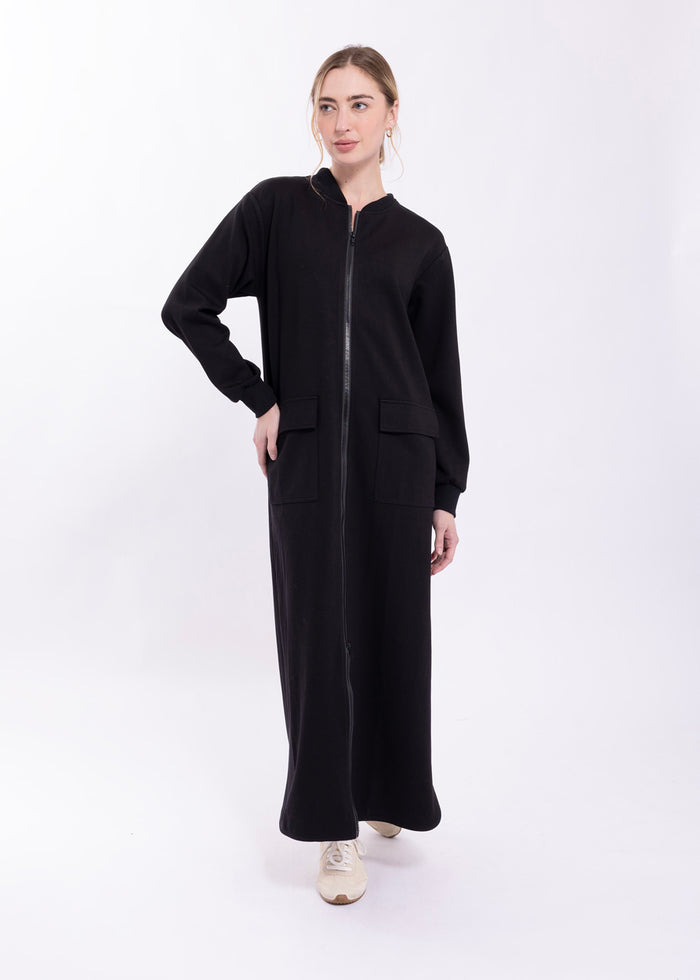Latitude LA541B Zip Front sweatshirt Dress