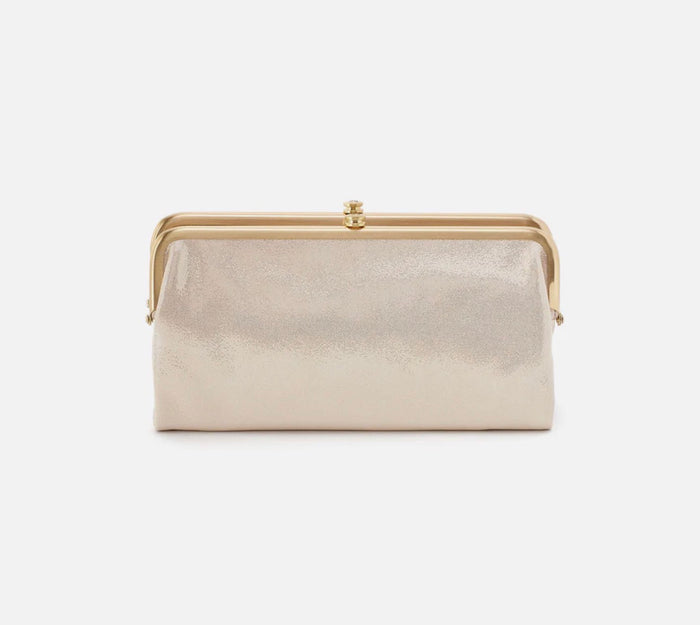 Hobo Lauren Clutch Wallet Sand Shimmer