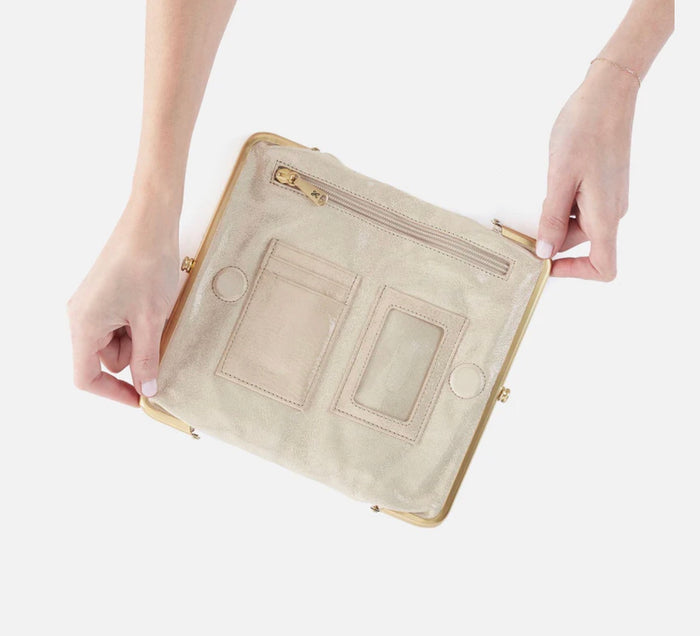 Lauren Clutch-Wallet | Sand Shimmer