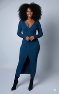 Layla Button Down Sweater Dress image 0
