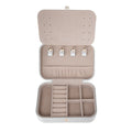 Brouk & Co Leah Quilted Travel Jewelry Organizer | Silver