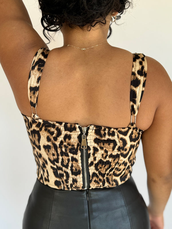 Leopard Crop Top image 1