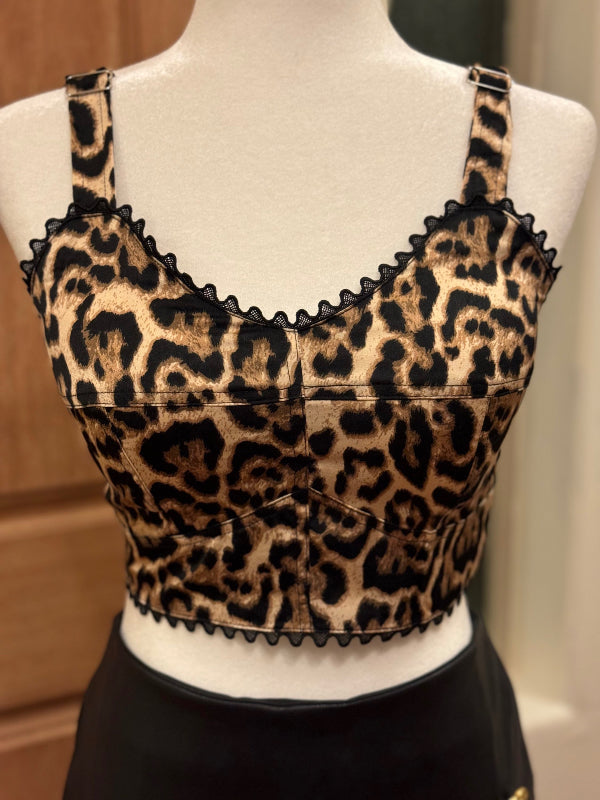 Leopard Crop Top image 6