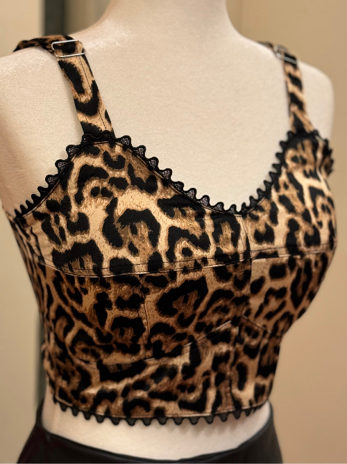 Leopard Crop Top image 7