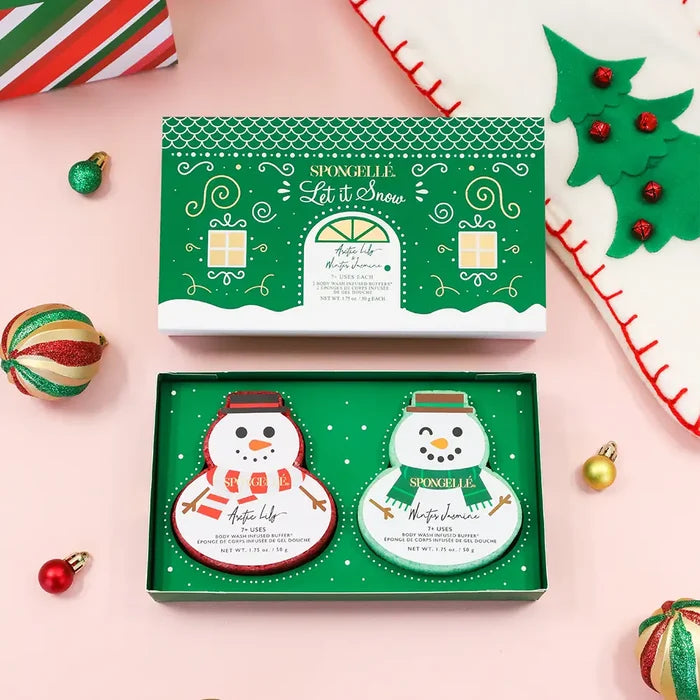 Let It Snow Holiday Snowman Gift Set | Artic Lily & Winter Jasmine