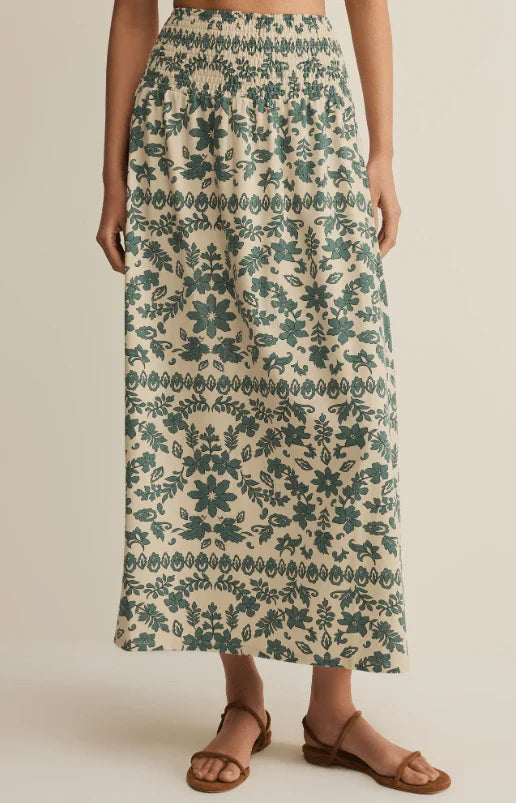 Leya Tera Paisley Maxi Skirt Everglade