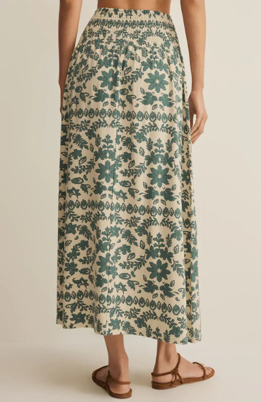 Leya Tera Paisley Maxi Skirt Everglade