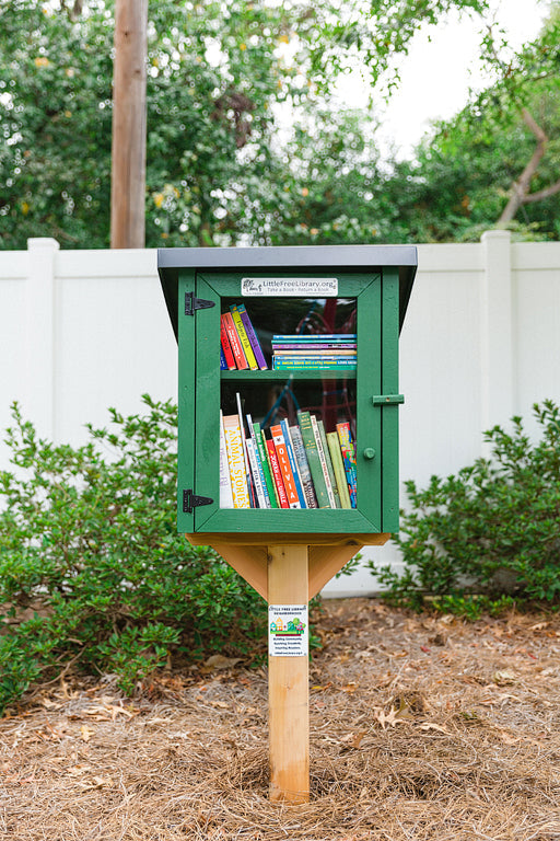 Library Post with Topper Kit Etsy