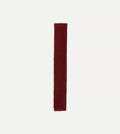 Light Wine Knitted Silk Solid Colour Tie