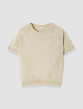Gold Lille Lurex Knit Top - Joseph