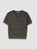 Black Lille Lurex Knit Top - Joseph