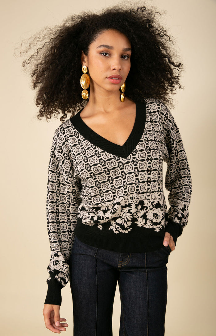 Lilliana Sweater, color_black