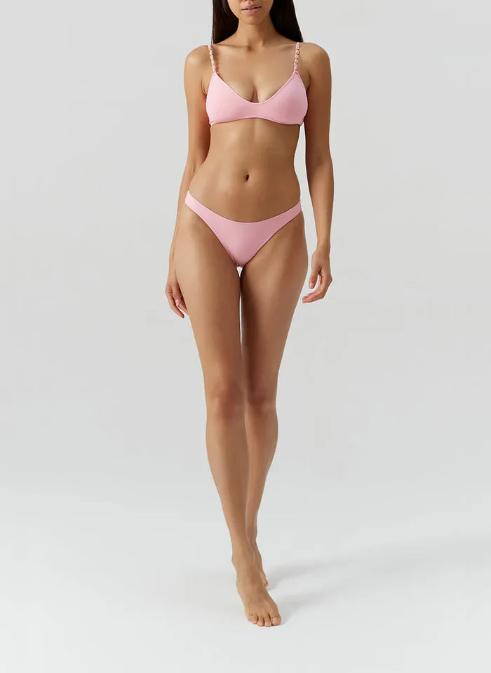 Swimwear Melissa Odabash Lima Chain Straps Bikini Top Rose Apoella