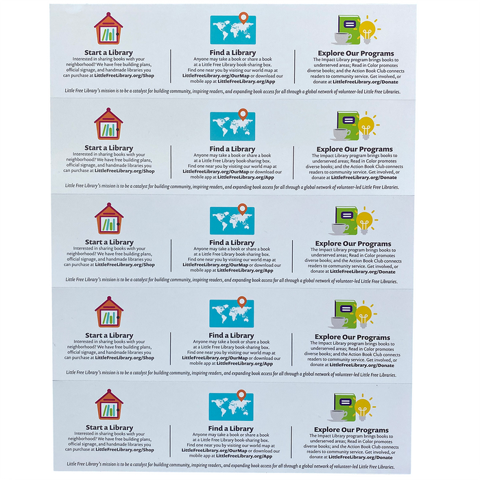 Little Free Library Bookmark Bundle