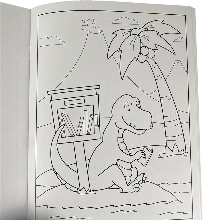 Little Free Library Coloring Book