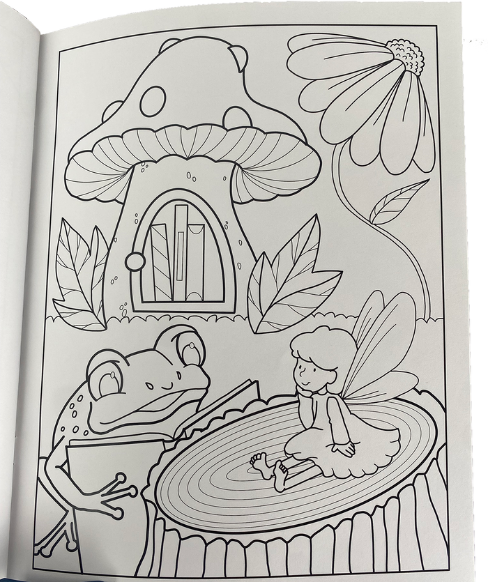 Little Free Library Coloring Book