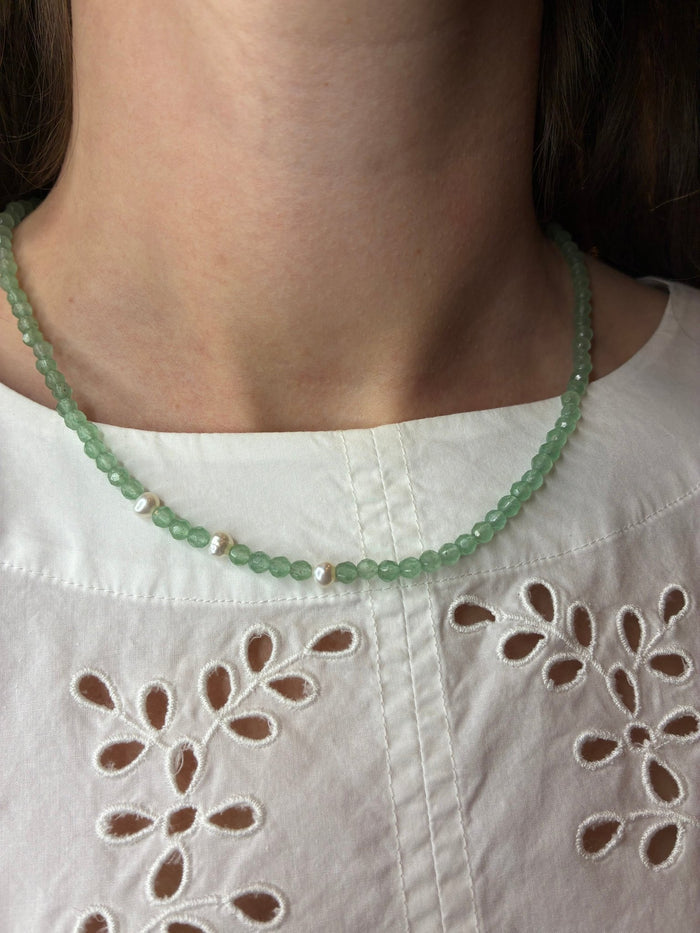 Liv Èlle - Aventurine Necklace - Kalifornia Jean Bar