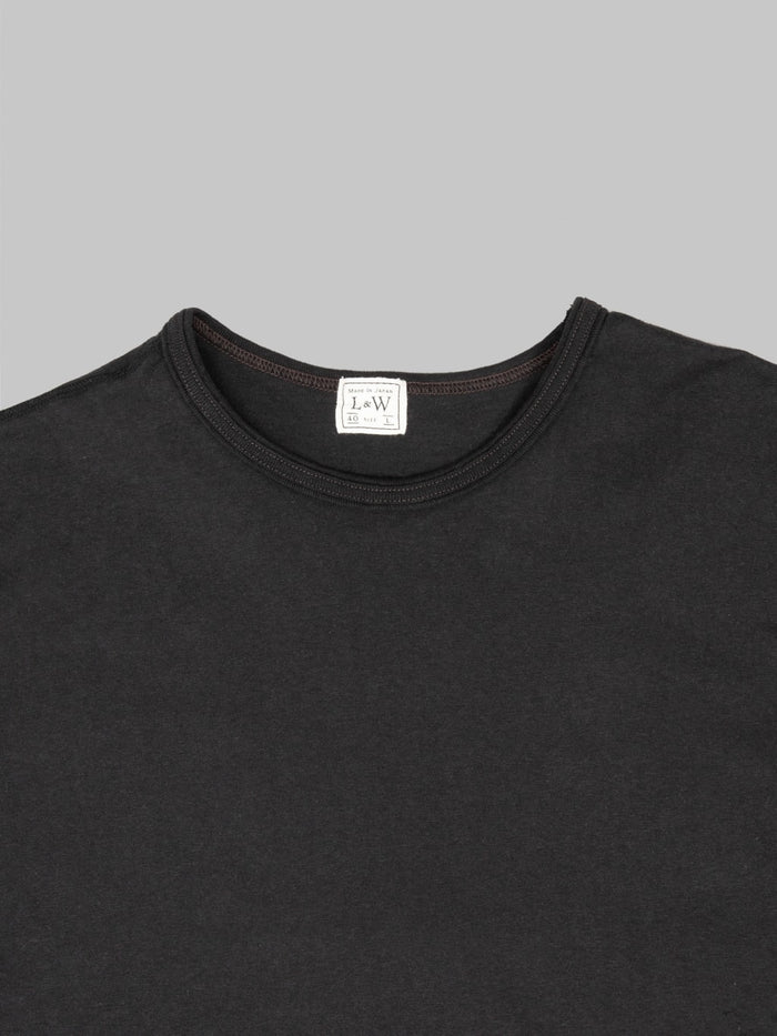 Loop & Weft Supima Cotton Classic Double Binder Crewneck T-Shirt Royal Black