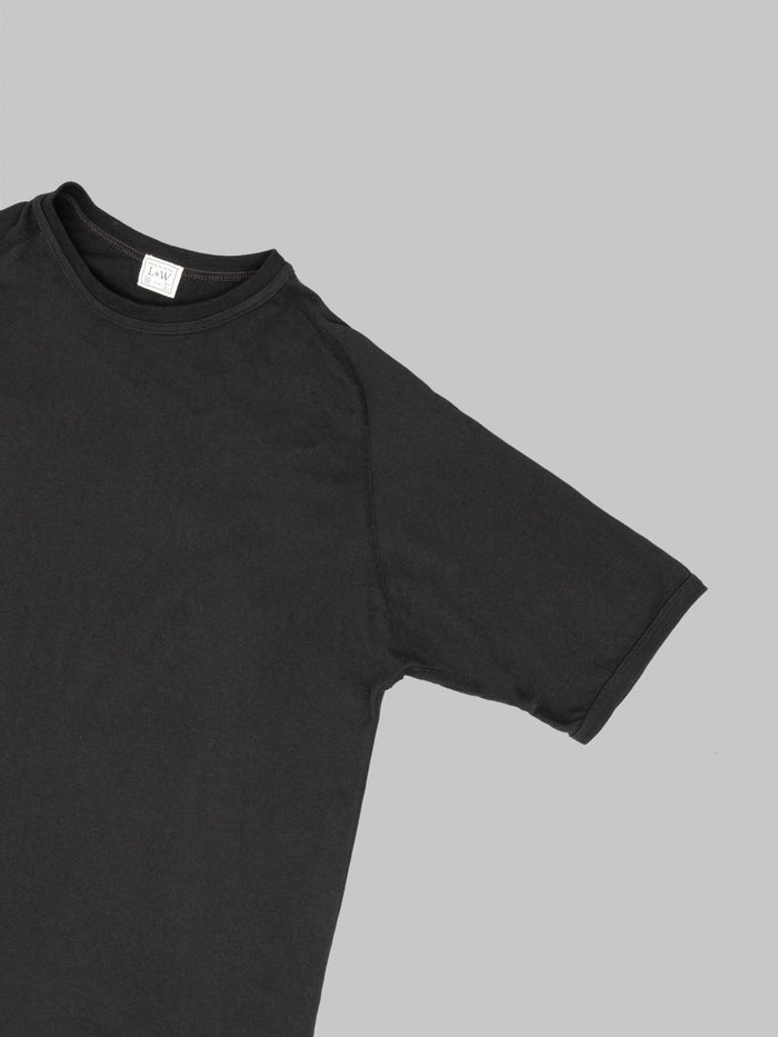 Loop & Weft Supima Cotton Freedom Sleeve Crewneck T-Shirt Royal Black