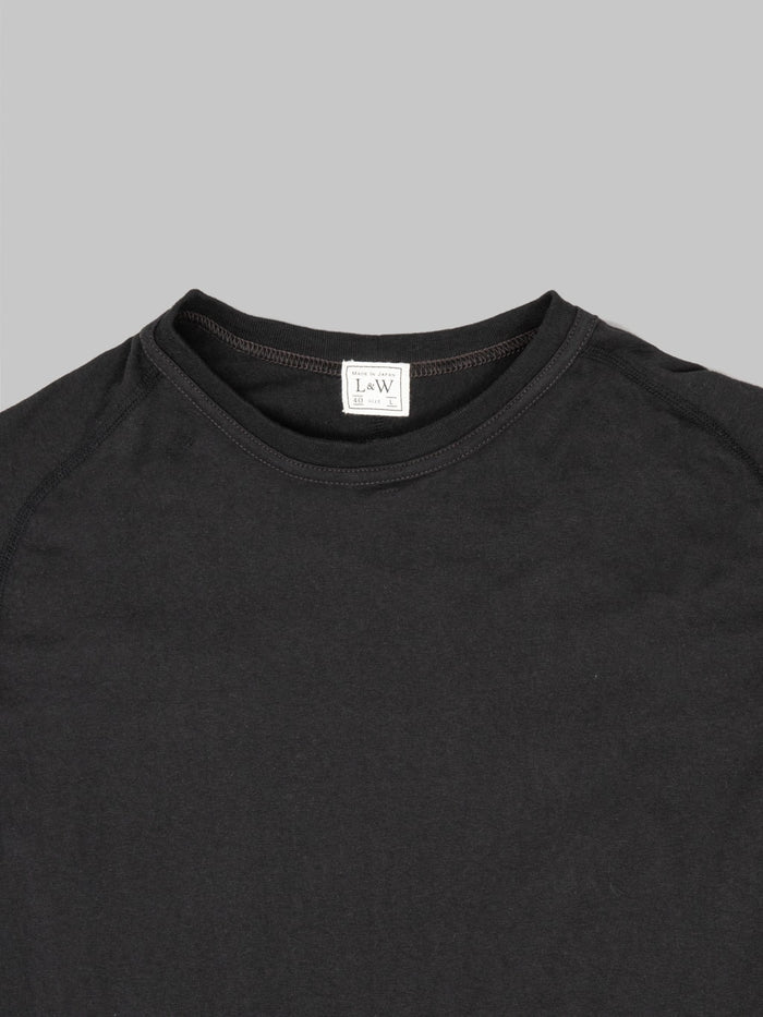 Loop & Weft Supima Cotton Freedom Sleeve Crewneck T-Shirt Royal Black