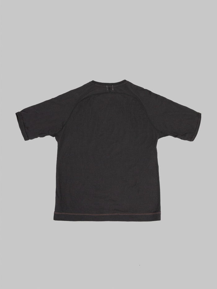 Loop & Weft Supima Cotton Freedom Sleeve Crewneck T-Shirt Royal Black