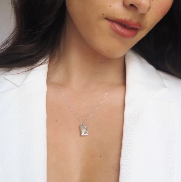 Love Letter Necklace 14k Gold