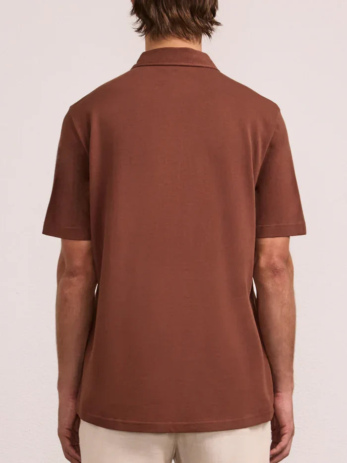 T-shirts Frescobol Carioca Luca Pique Polo Brown Apoella