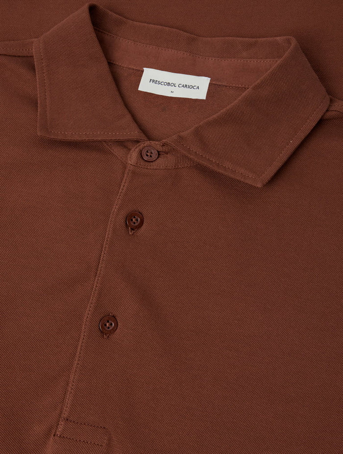 T-shirts Frescobol Carioca Luca Pique Polo Brown Apoella