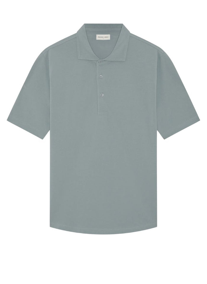 T-shirts Frescobol Carioca Luca Pique Polo Coastal Blue Apoella