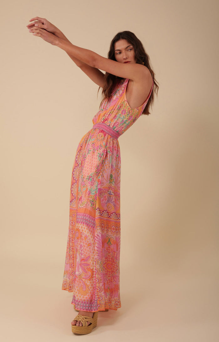 Magnolia Maxi Dress, color_orange