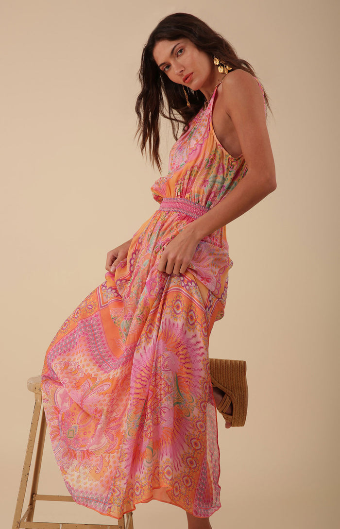 Magnolia Maxi Dress, color_orange