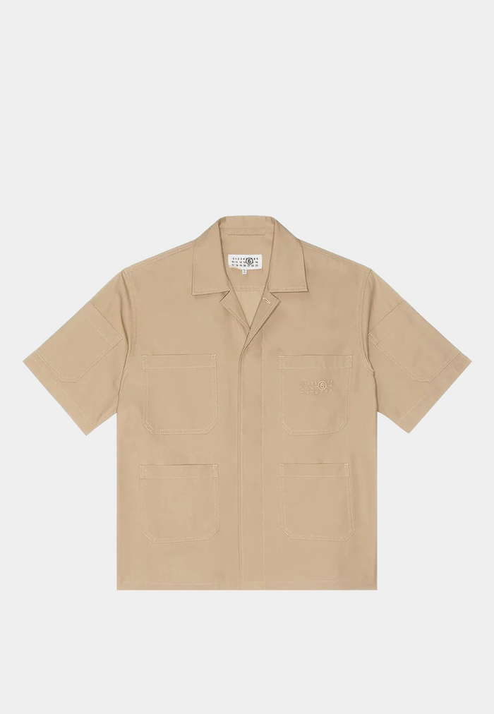 Maison Margiela Short-Sleeved Shirt Beige