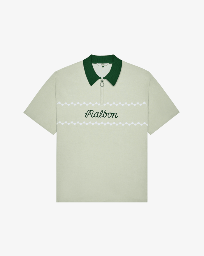 Malbon - Benny Polo Green Tint - Kalifornia Jean Bar